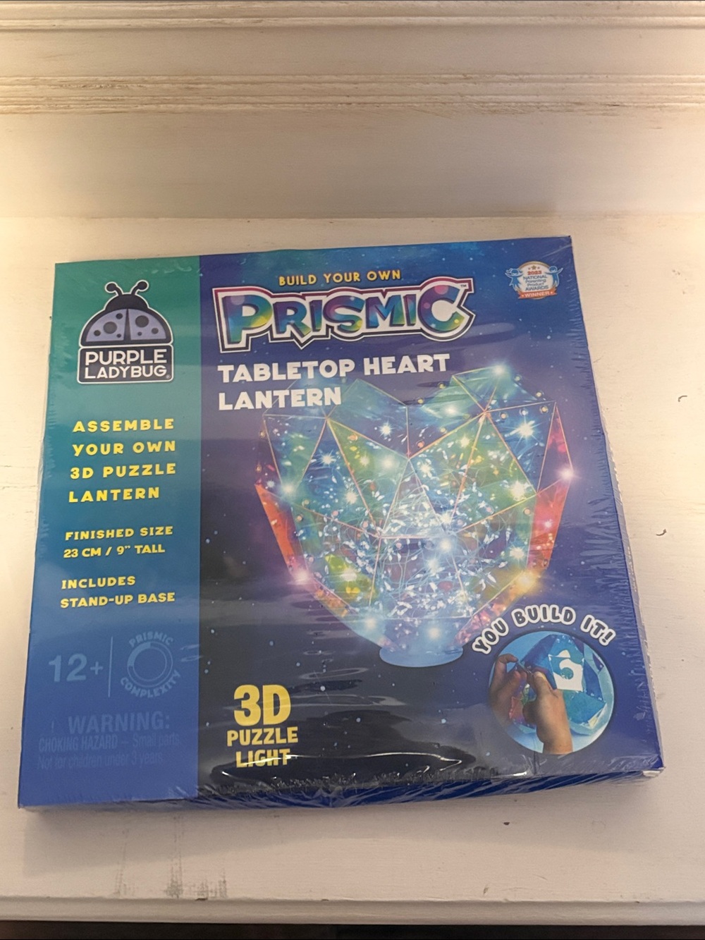 Prismic Tabletop Heart Lantern by purple ladybug brand new still in plastic